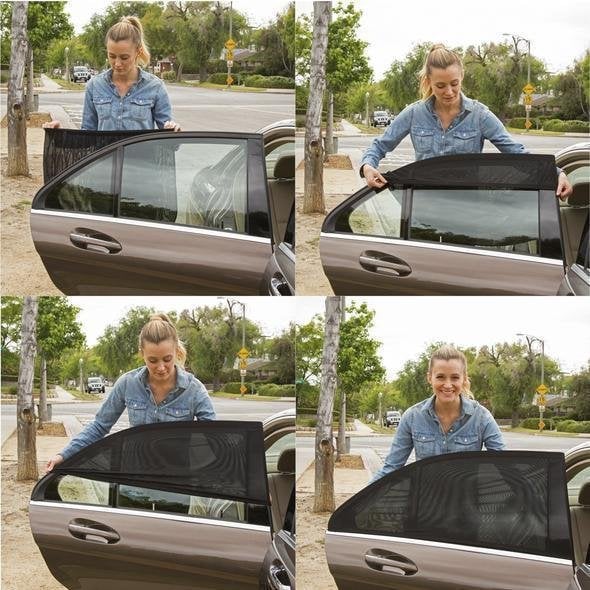Universal car window screens （2pack）