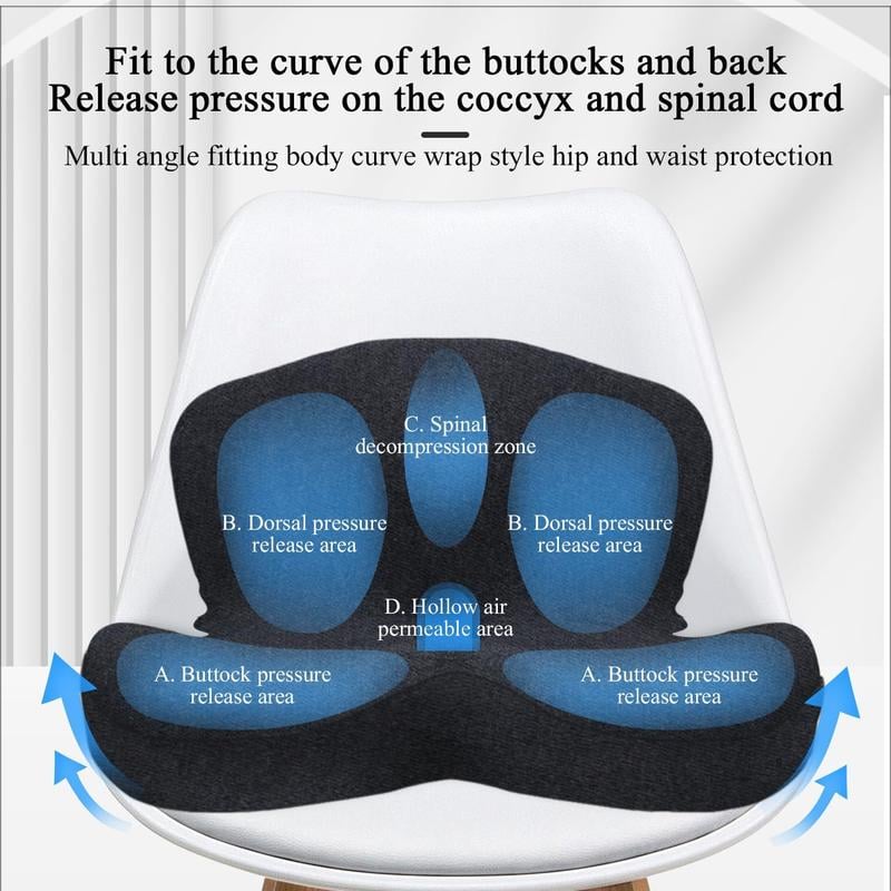 Non-Slip Memory Foam Seat